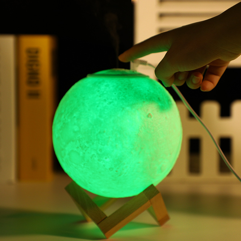 Multi-Functional Moon Design Mood Lighting & Humidifier Ideal for Enhanced Sleep Quality