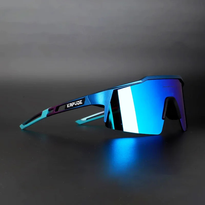 Polarized Cycling Glasses 4 Lens Men Women Sport Fishing Running Sunglasses Road Mountain Bike Goggles MTB Bicycle Eyewear 240416
