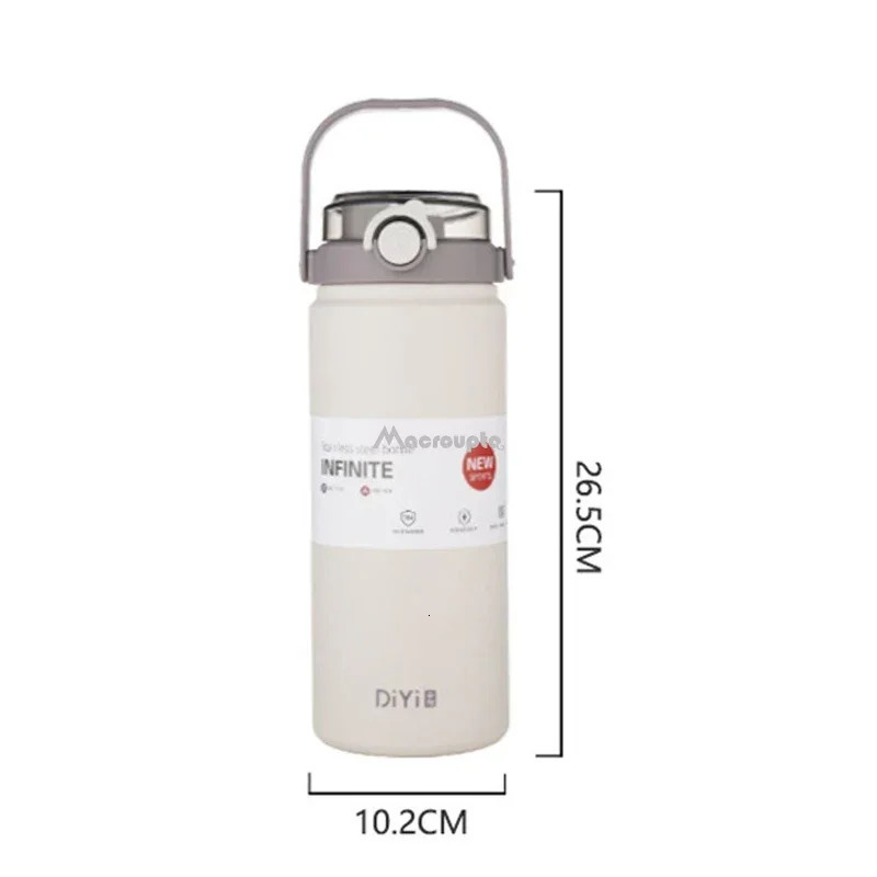 12L Large Capacity Thermo Bottle with Straw Stainless Steel Thermal Water Keep Cold and Thermos Cup Vacuum Flask 240506
