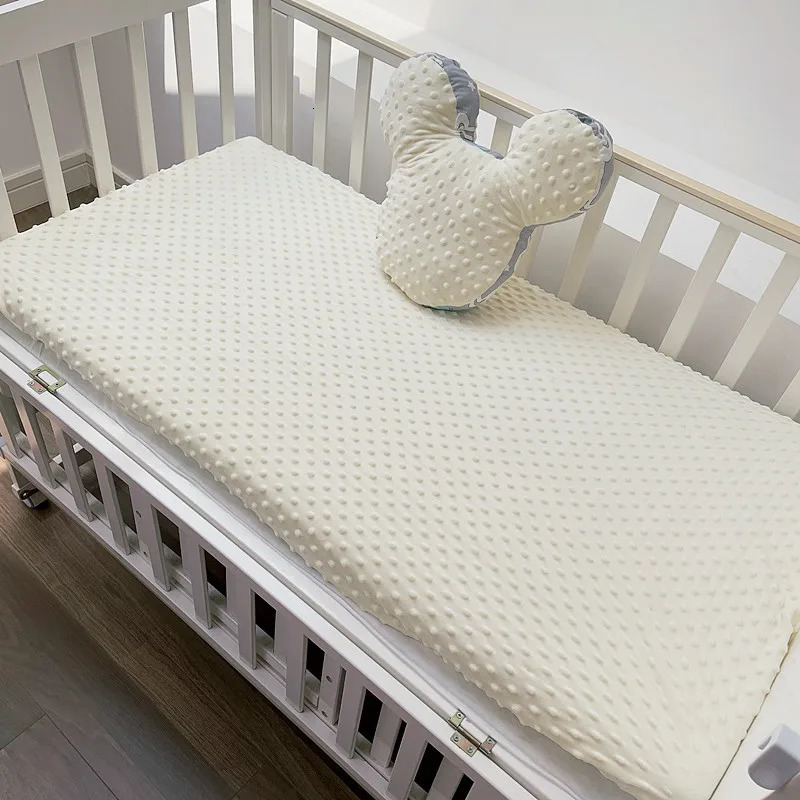 Soft Warm Baby Bed Sheet Crib born Bedding Set for Children Kids Bubble Mattress Baby Bed Linen Cover Blanket Winter Sabanas 240429
