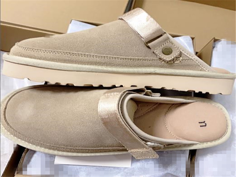 Designer Bostons Clog Slides Platform Slippers Room House Women Men Shoes Slide Sandals Woman Tazz Tasman Favourite Sliders Cork bottom big size EU35-42