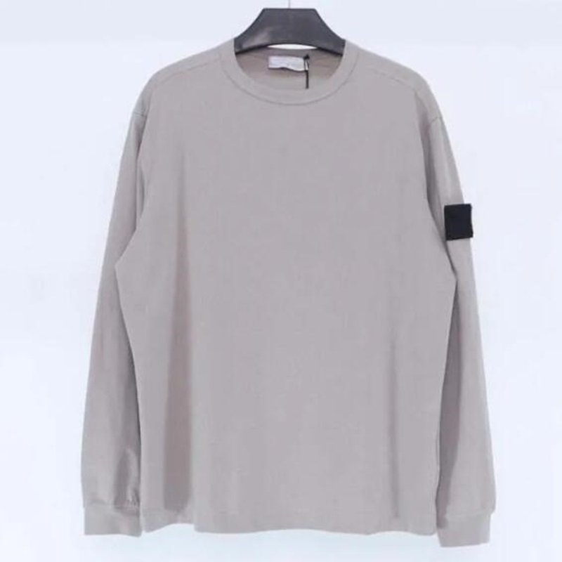 Casual cotton men long sleeves T-shirts outdoor T-shirts loose male tees high quality black grey white size M-XXL