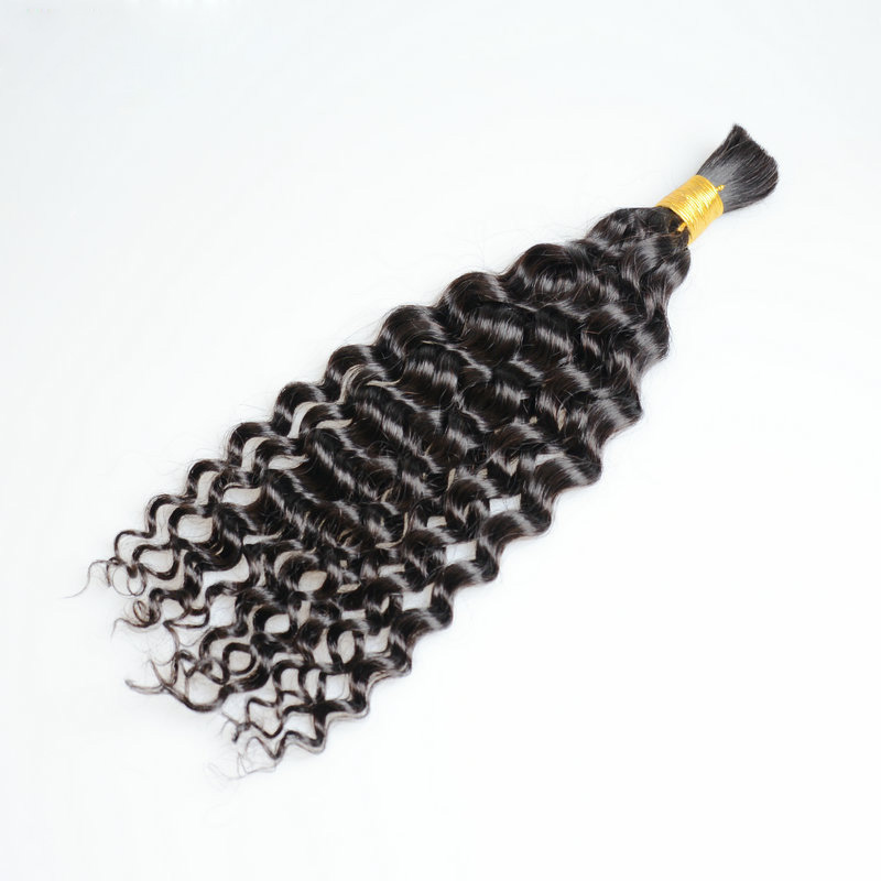 Water Curly Brazilian 100% Human Hair Bulks 10-30inch Natural Color Peruvian Indian Hair Extensions Products