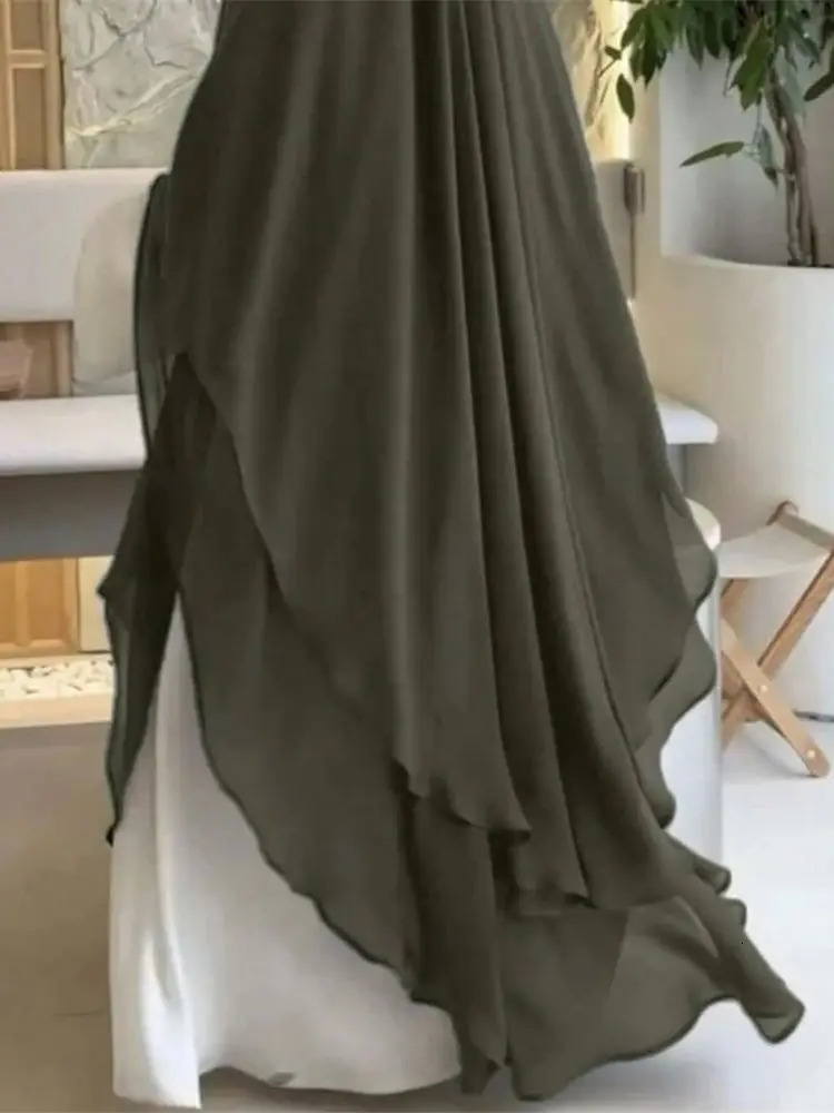 Ramadan Khimar Abaya Saudi Arabia Turkey Islam Muslim Hijab Dress Prayer Clothes Abayas For Women Ka Robe Femme Musulmane 240506