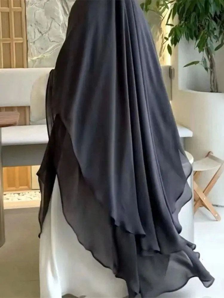 Ramadan Khimar Abaya Saudi Arabia Turkey Islam Muslim Hijab Dress Prayer Clothes Abayas For Women Ka Robe Femme Musulmane 240506