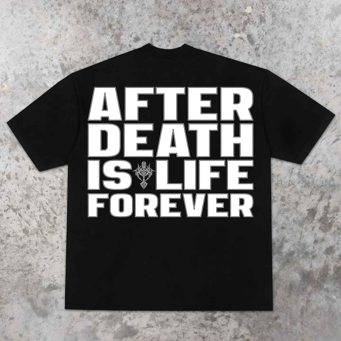 Oversized T Shirt Retro Harajuku Graphic T Shirts Loose Black Men Short Sleeve Y2k Streetwear Gothic Punk Water Top 240429