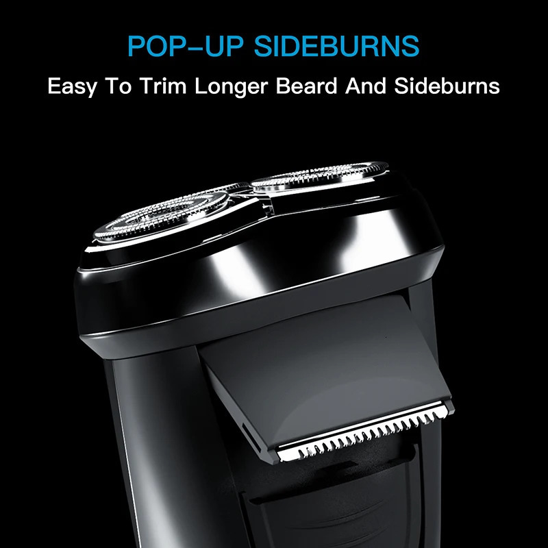 ENCHEN Electric Shaver 3D Blackstone3 IPX7 Waterproof Razor Wet And Dry Dual Use Face Beard Battery Digital Display For Men 240423