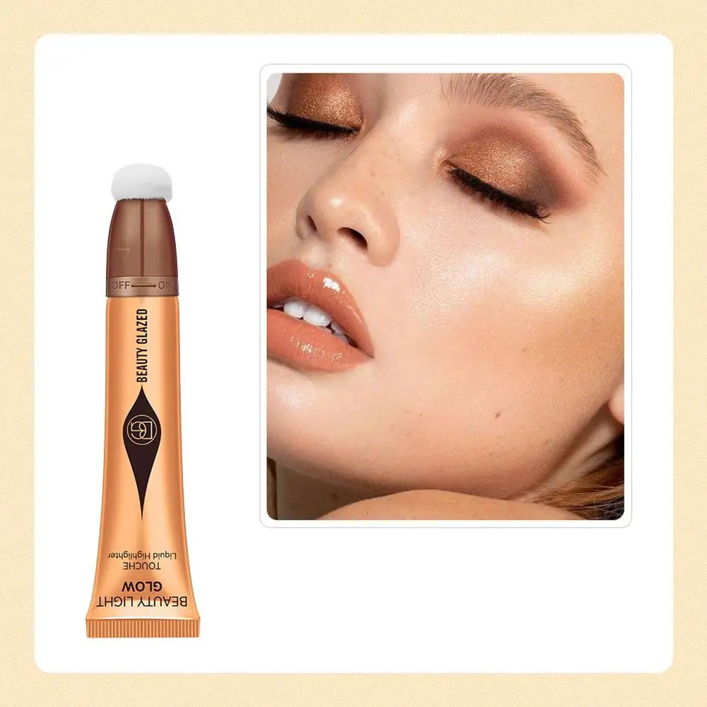 7 Colors Liquid Blush Stick Highlighter Multi Functional Waterproof Pen Lip Eye Up Cheek With Versatile Makeup Cushion Make B6R2 240507