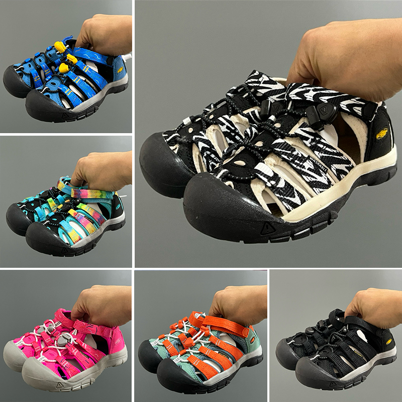 Sandals Keen Newport H2 Water Kids Shoes Sandals Children Outdoor Lightweight Hiking and Wading Shoes Anti slip and Collision Resistant Cree H250212