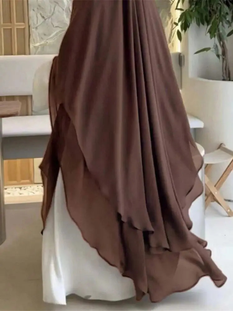 Ramadan Khimar Abaya Saudi Arabia Turkey Islam Muslim Hijab Dress Prayer Clothes Abayas For Women Ka Robe Femme Musulmane 240506