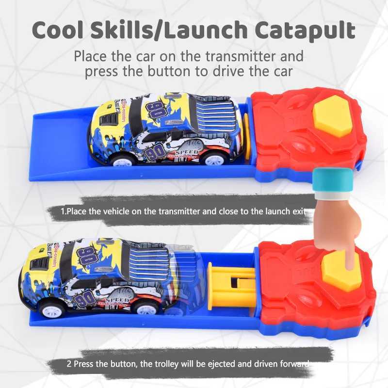 Diecast Model Cars Mini alloy recoil car bouncing car fall resistant model toy car kindergarten gift Diecast Vehicle Collectible Toys For Kids Gift T2