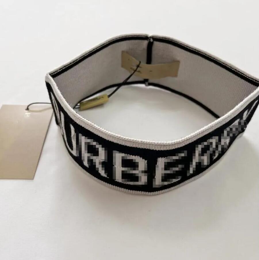 Luxury Designer Sponge Headbands Hair Bands For Women Girl Brand Elastic Letter Headband Sports Fitness Headband Head Wrap Gift