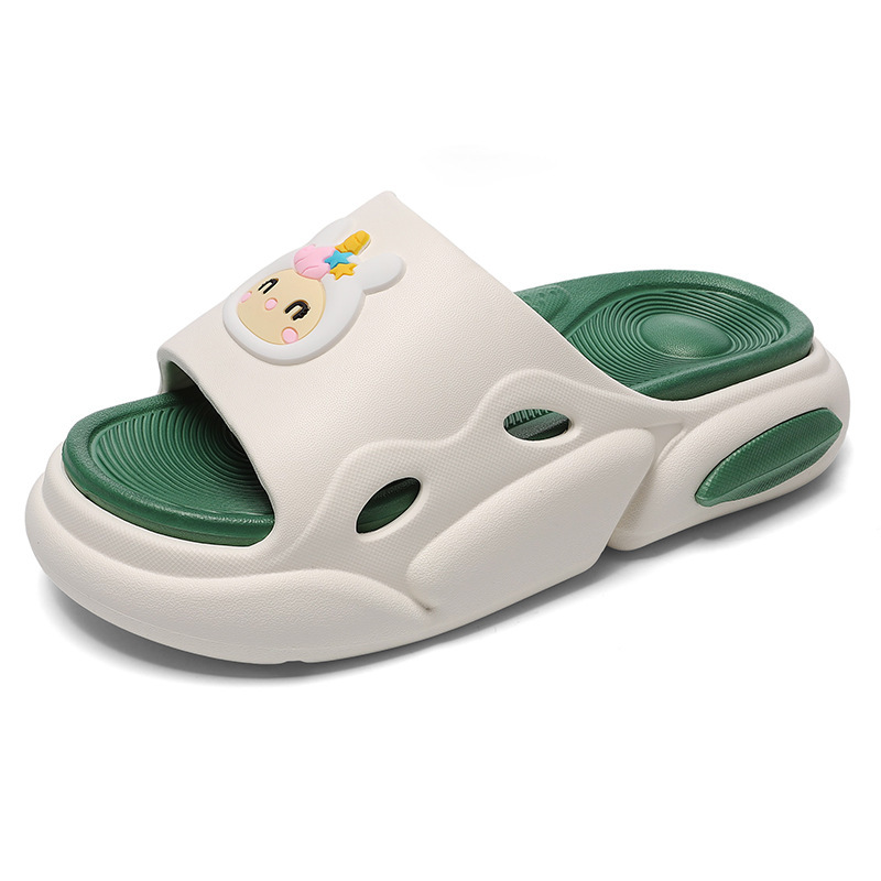 new soled Summer slippers thick for outdoor wear soft and comfortable sandals odor anti slip durable elastic foot flip ps Lhshoe comtable sals