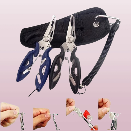 Fishing Plier Scissor Braid Line Lure Cutter Hook Remover etc Tackle Tool Cutting Fish Use Tongs Multifunction Scissors