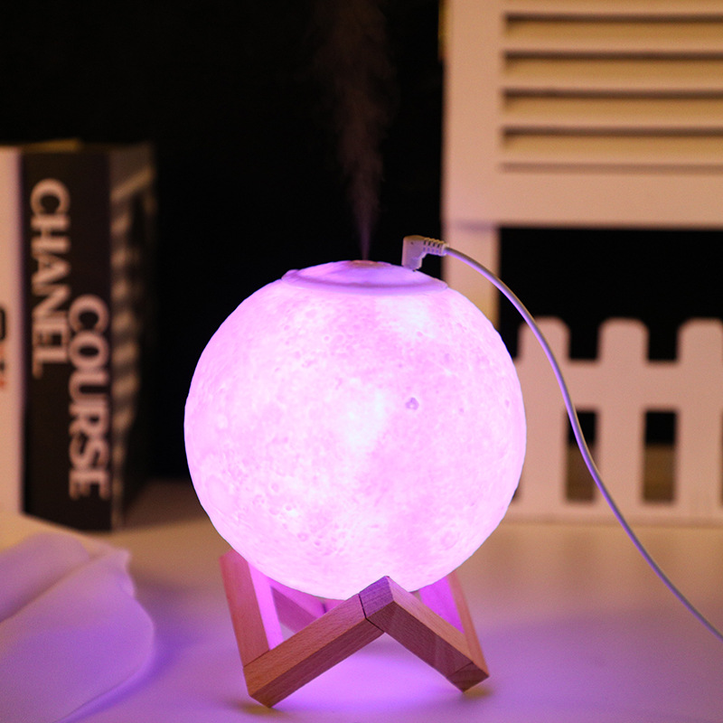 Multi-Functional Moon Design Mood Lighting & Humidifier Ideal for Enhanced Sleep Quality