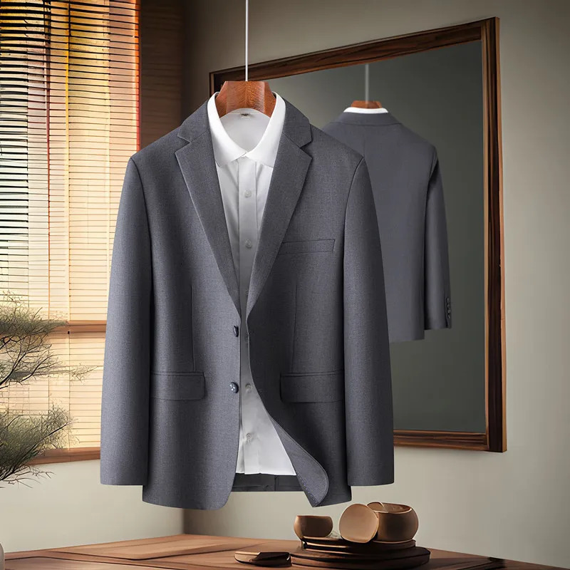 Fashion Matching Handsome Trend Business Mens Single Suit Boutique Casual Jaqueta De Couro blazers for men elegant stylish 240430