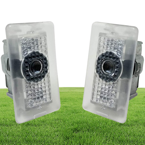 LED Puddle Door Lights Car Logo Projector Door Step Welcome Lights for Tesla Model 3 S X