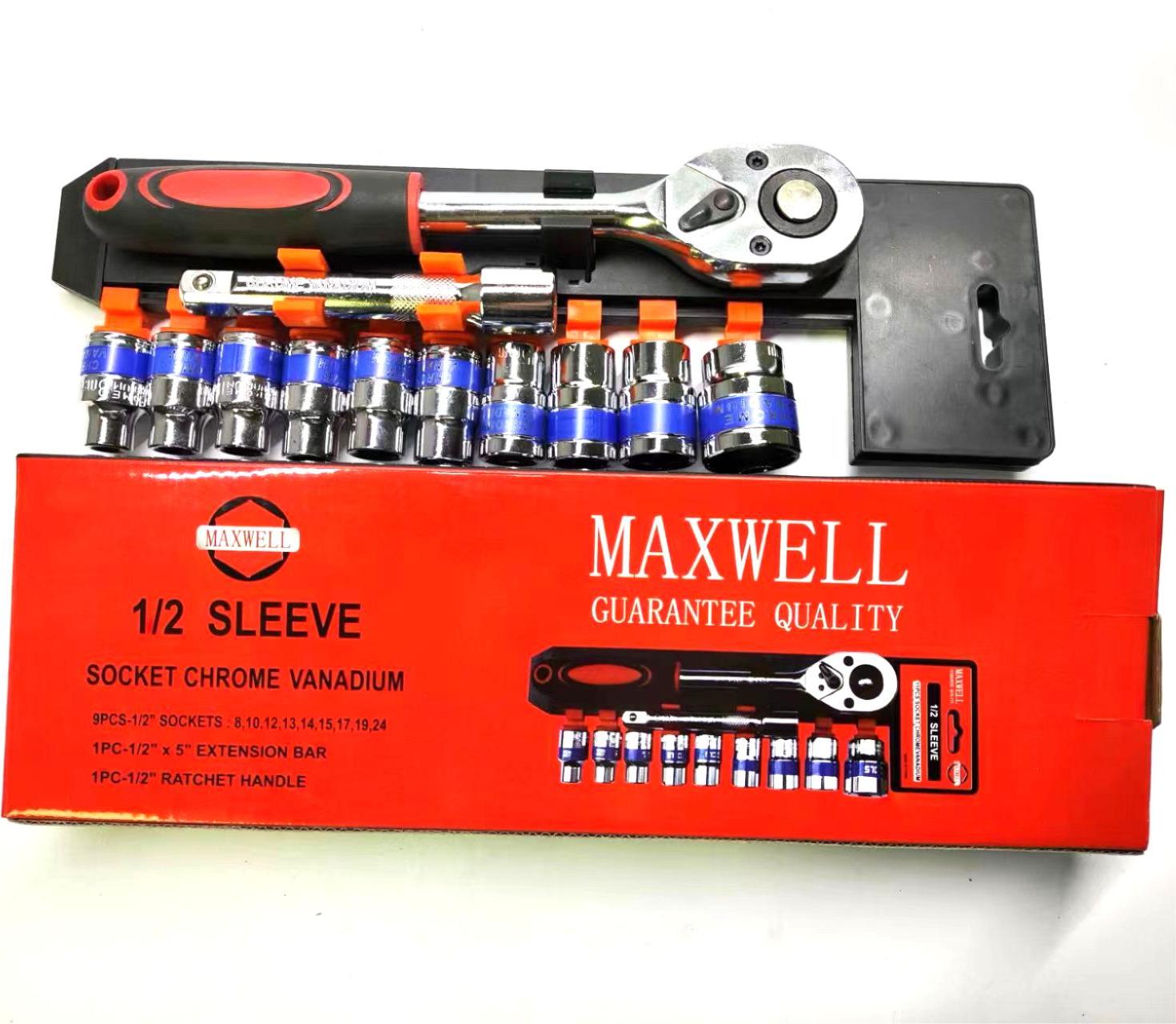 Comprehensive Automotive Repair Toolset - Heavy Duty 1/4 Inch Drive Ratchet Collection with Organized Storage Pouch Included