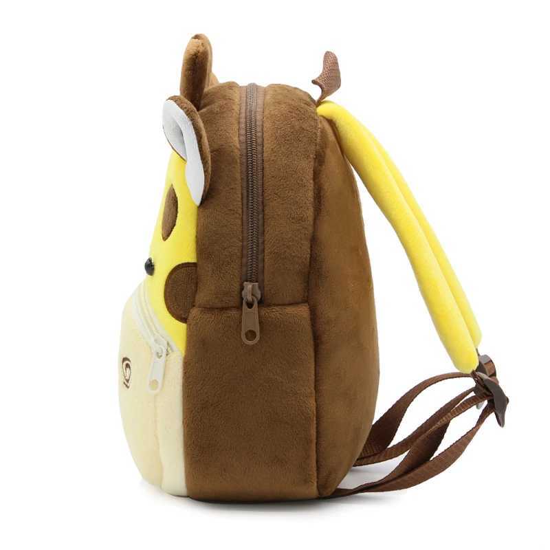 Backpacks Boys Girls Backpack Cute Animal Giraffe Children Plush Backpack Kindergarten School Bag