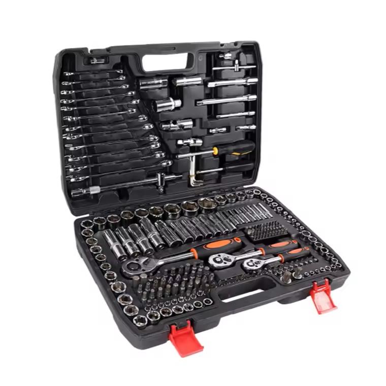 Durable 216-Piece Multi-Specification Auto Mechanic's Toolset for DIY Vehicle Repair
