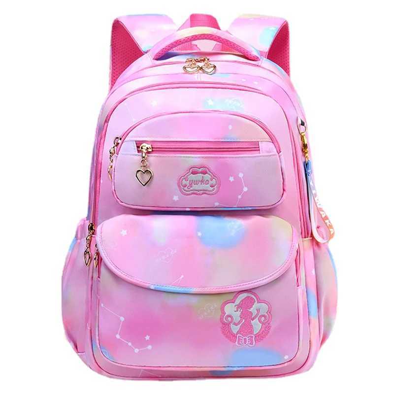 Backpacks Girl Children Backpack School Bag Back Pack Pink For Kid Child Teenage Schoolbag Primary Kaii Cute Waterproof Little Class Kit