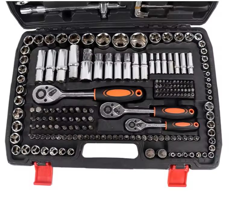 Durable Multi-Functional Automobile Repairing Toolset of 216 Pieces Premium Material Construction with Custom Options Available