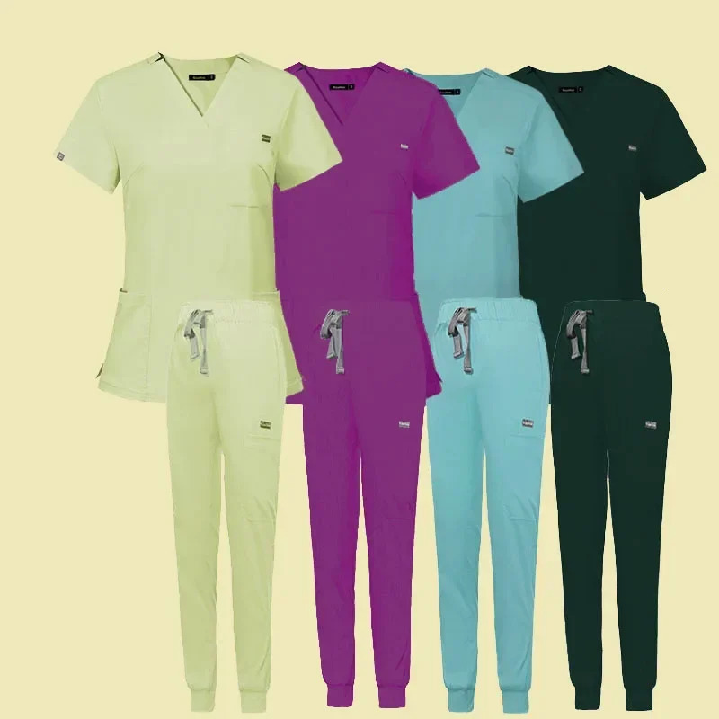 Wholesale Operating Room Uniform Scrubs Hospital Working Scrubs Set Supplies Nurse Dental Surgery Suit Workwear 240504