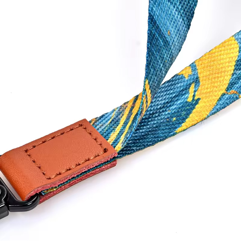 Wholesale Motorcycle Lanyard Keychain Accessories Custom logo Nylon Polyester Sublimation Cotton Lanyard strap
