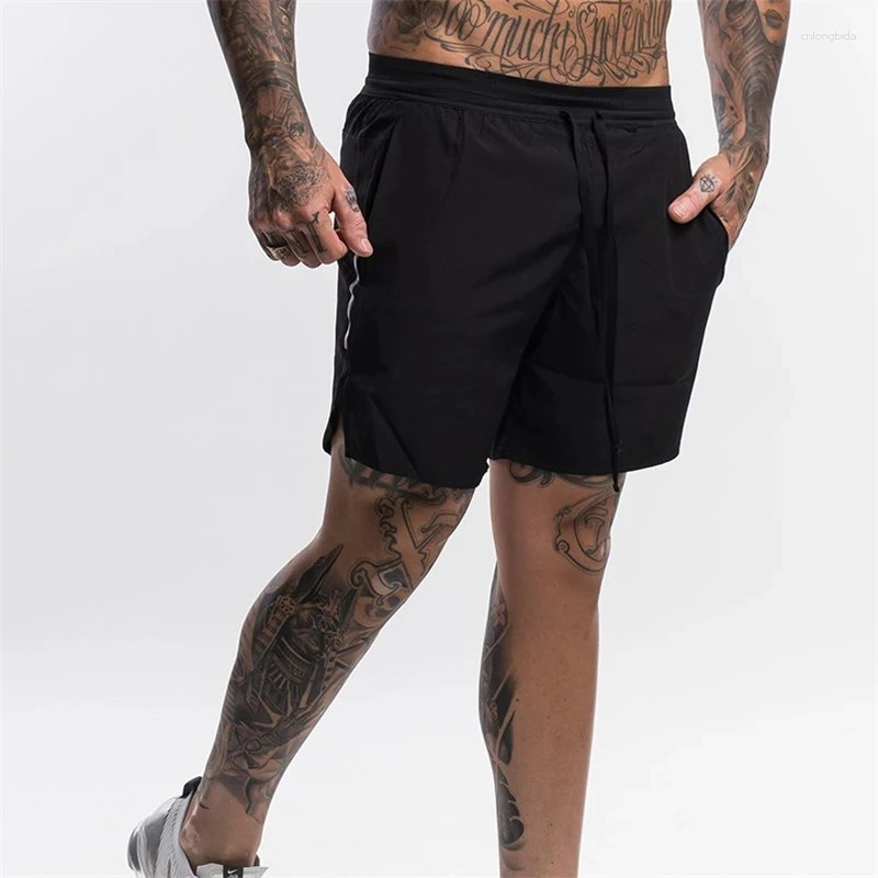 Men's Shorts Fitness Casual Summer Gym Exercise Breathable Quick-Dry Sports Wear Jogging Beach