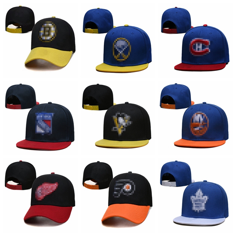 Penguins Maple Leafs Baseball Caps 6 panel strapback Flyers Sharks Bruins Blackhawks Knights Blues Islanders gorras bones men women aba reta toca snapback Hats