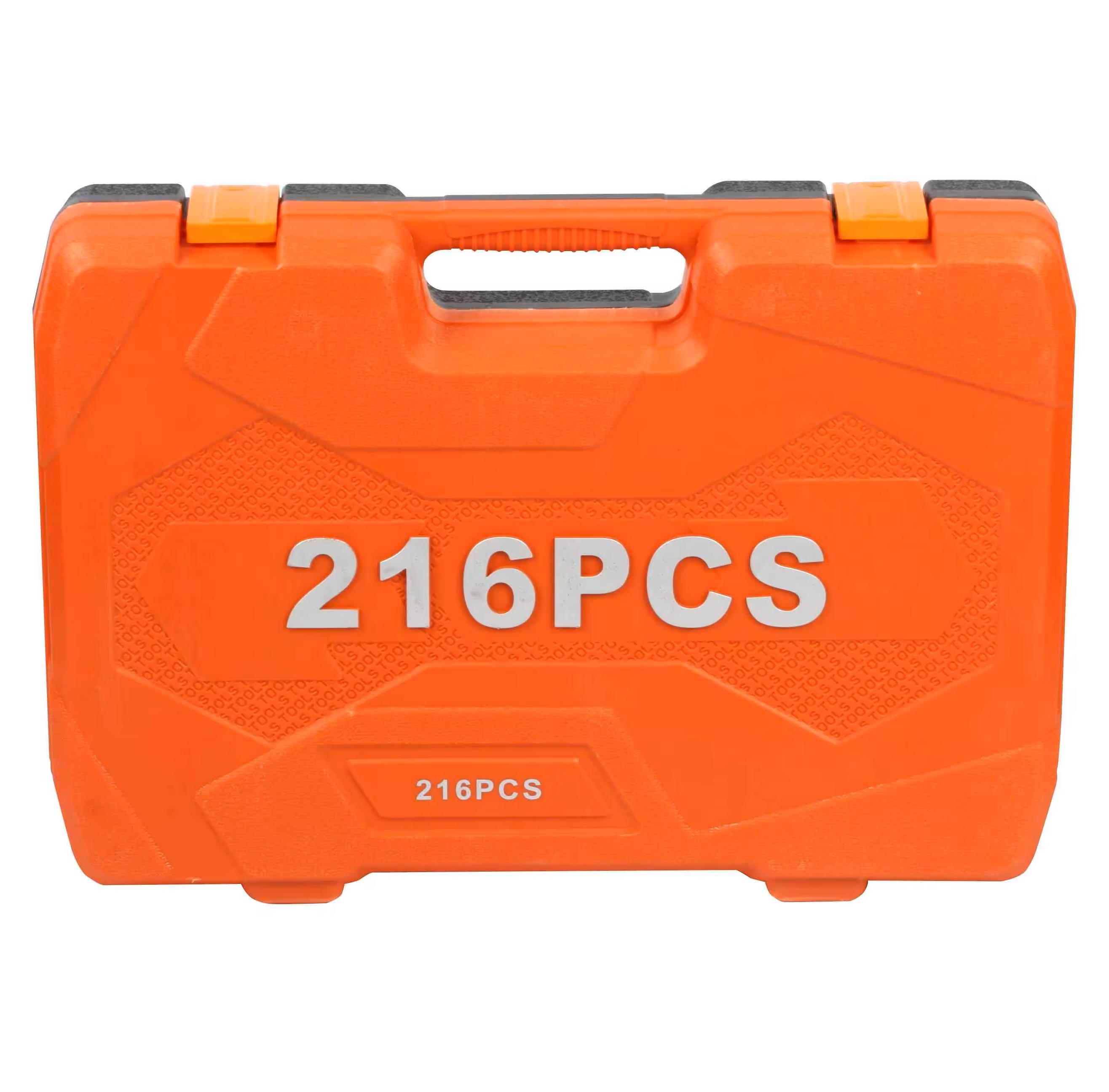 Durable Multi-Functional Automobile Repairing Toolset of 216 Pieces Premium Material Construction with Custom Options Available