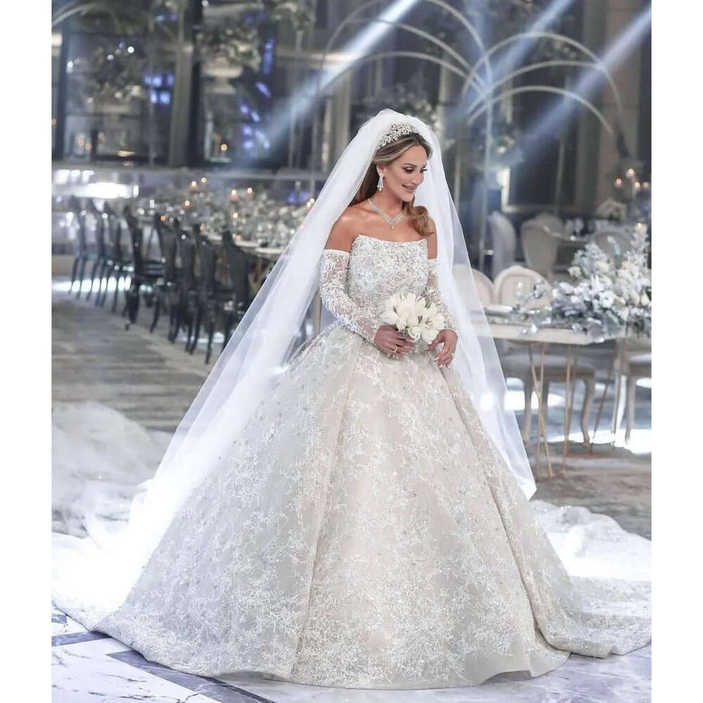 Strapless Mermaid Custom Gowns Made Applique Bridal Race Floor-Length Wedding Dresses Court Train Satin Ruched Tulle Beach Vestido De Noiva