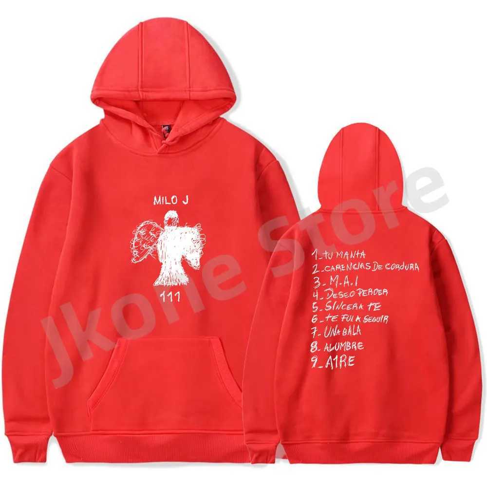 Men's Hoodies Sweatshirts Milo J Hoodies 111 Album Merch Print Women Men Fashion Casual Singer Long Slve Sweatshirts T240508