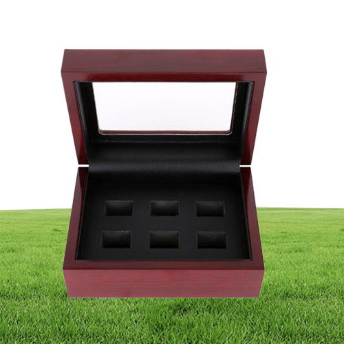 New Wooden Box Ring Display Case Wooden Boxs Ring 1 2 3 4 5 6 7 9Holes To Choose Rings Boxe