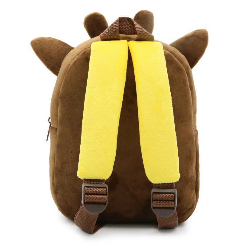 Backpacks Boys Girls Backpack Cute Animal Giraffe Children Plush Backpack Kindergarten School Bag
