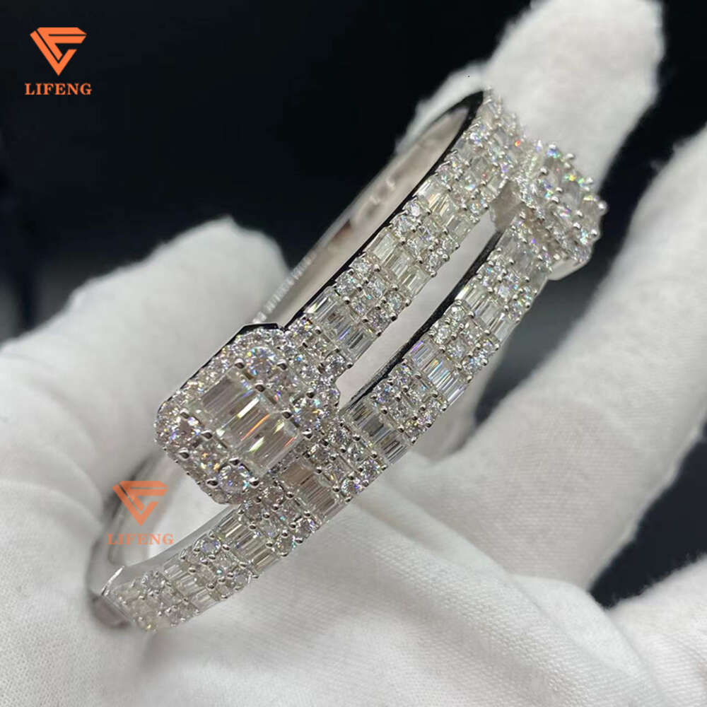 Hot Selling Jewelry Fashion d Vvs Moissanite Diamond Bracelet 925 Silver Classics Bracelet for Men and Women