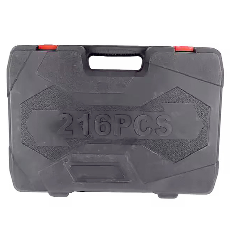 Durable 216-Piece Multi-Specification Auto Mechanic's Toolset for DIY Vehicle Repair