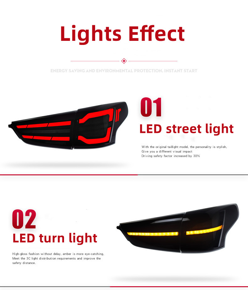 LED Taillight For Qashqai 20 16-20 22 DRL Running Signal Brake Reversing Parking Tail Light Assembly