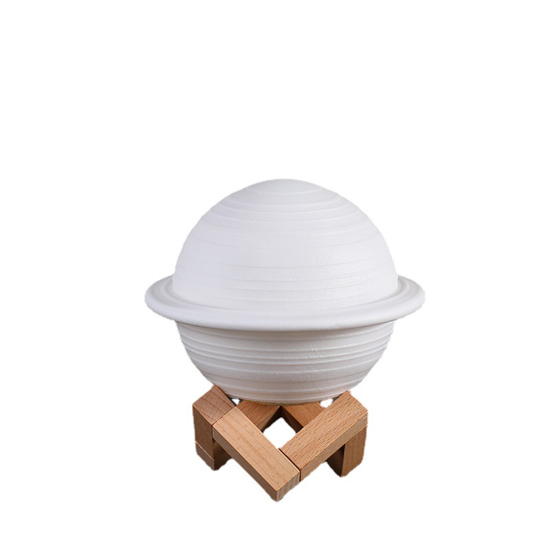 Astronomical Atmosphere: Colorful Saturn Planetary Night Light for Relaxation