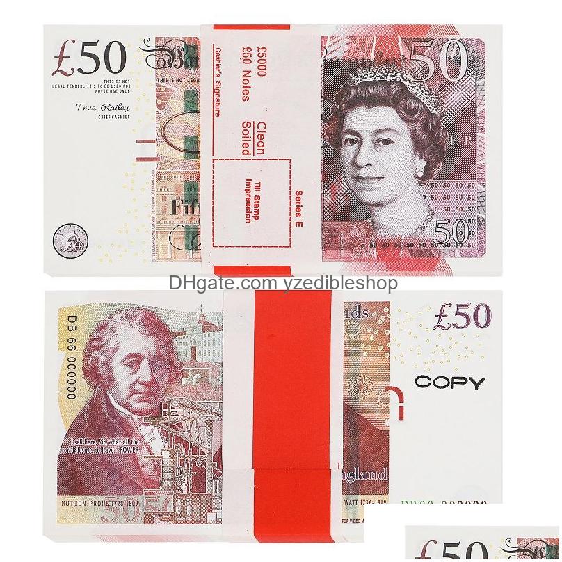 Other Festive Party Supplies Prop Money Cad Canadian Dollar Canada Banknotes Fake Notes Movie Props264A Drop Delivery Home Garden Dhb0M a84 572