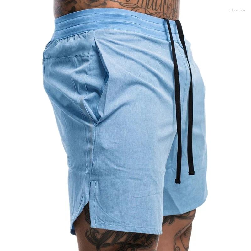 Men's Shorts Fitness Casual Summer Gym Exercise Breathable Quick-Dry Sports Wear Jogging Beach