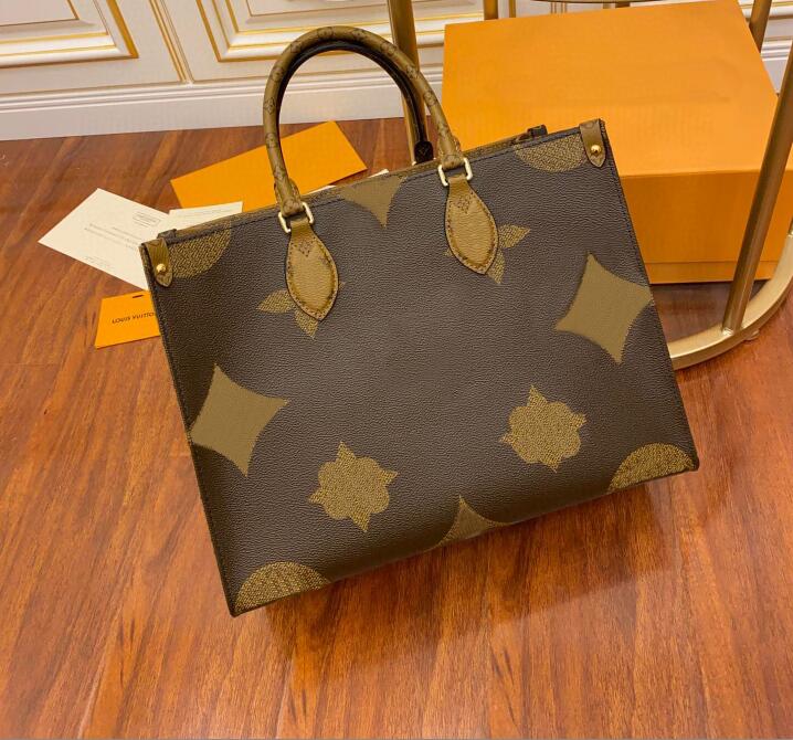 44570/44571 Designer Bags ON THE GO Large Capacity Embossed GM MM Women Handbags Shoulder Bags Purse Woman Tote Bag Cross body Female backpack ON THE GO