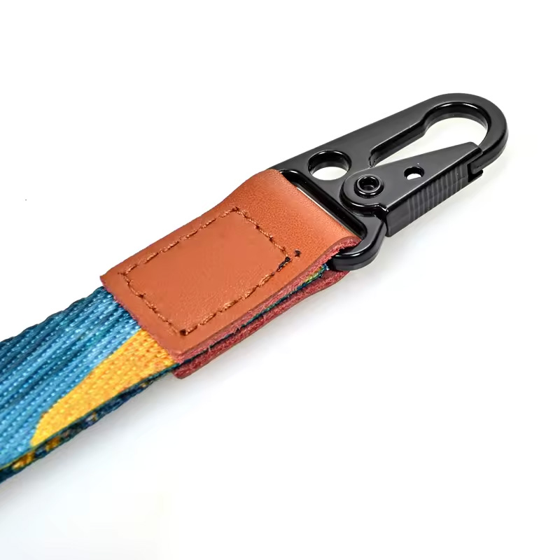 Wholesale Motorcycle Lanyard Keychain Accessories Custom logo Nylon Polyester Sublimation Cotton Lanyard strap