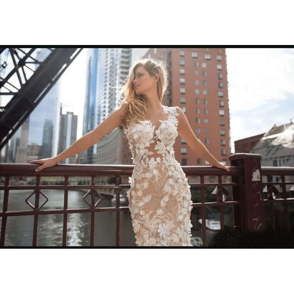 Lace Floral Appliques Dresses Glamorous D Mermaid Vestido De Noiva Vintage Wedding Dress Plus Size Court Gown Zipper Beach Bridal Gowns S