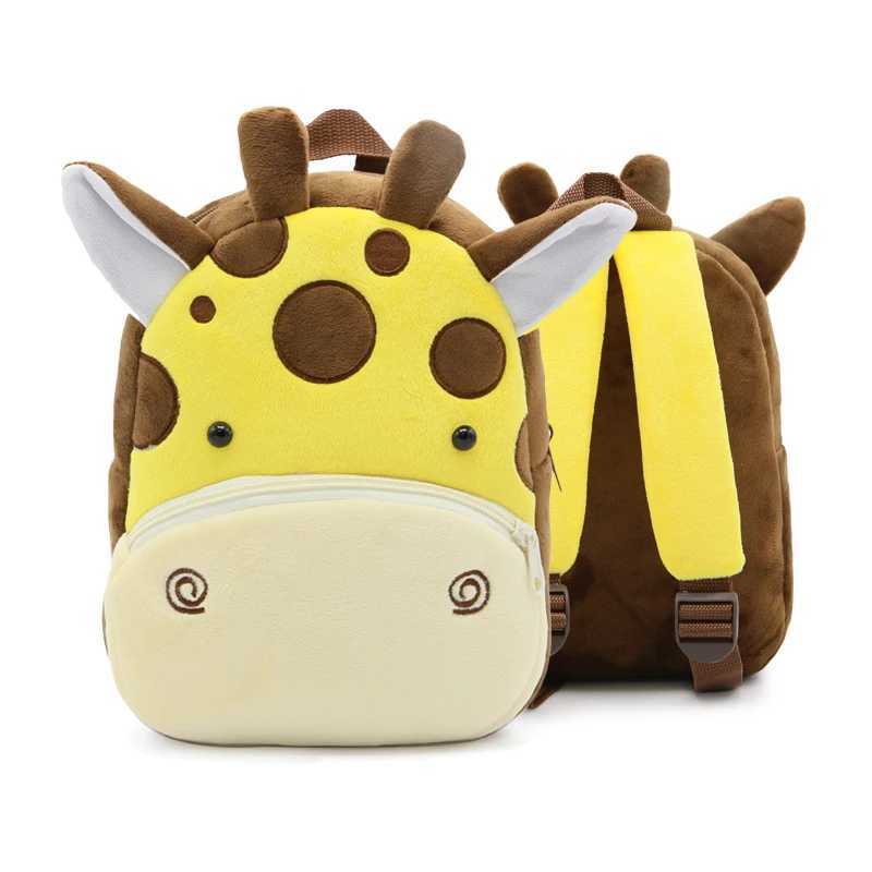Backpacks Boys Girls Backpack Cute Animal Giraffe Children Plush Backpack Kindergarten School Bag