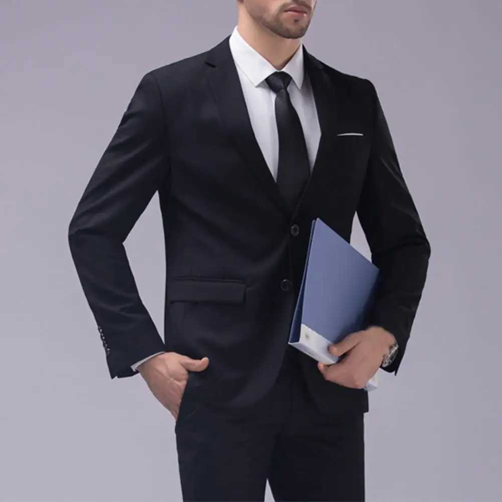 Men's Suits Blazers Mens Wedding Dress Set Elegant Coat Formal 2-piece Full Jacket Pants Classic Business 2024 Q240507