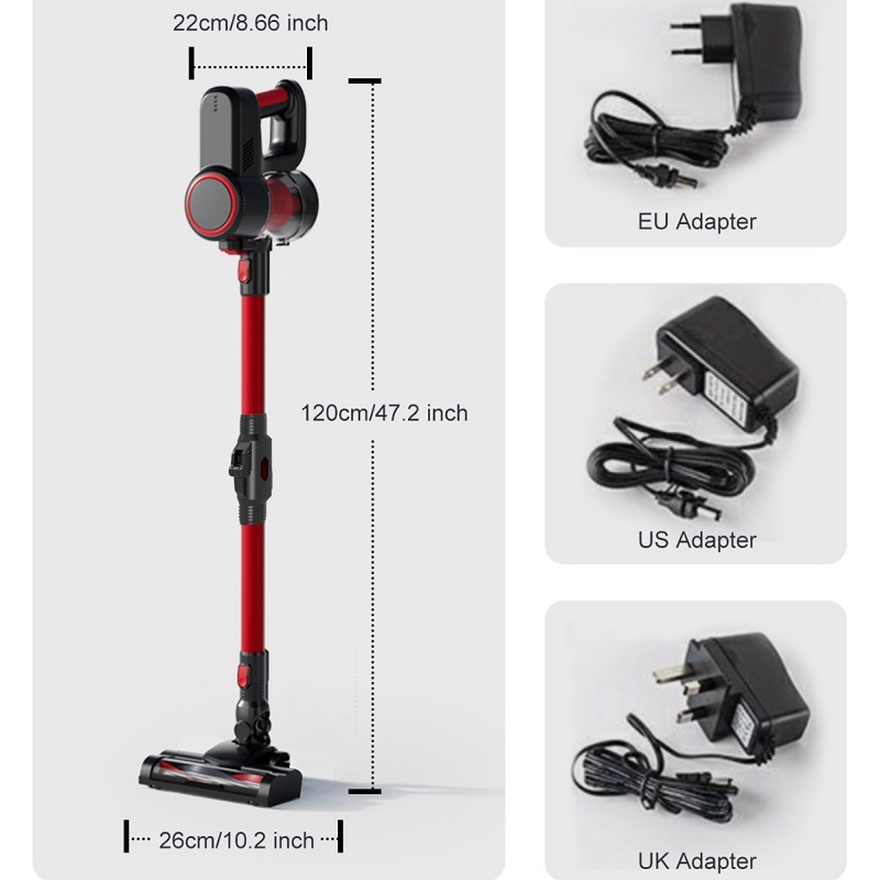 P8 Brushless Vacuum handheld household brushless motor large force suction drag integrated foldable vacuum cleaner dual purpose dry wet dust collector
