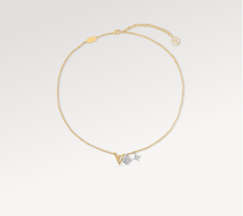 Women Designer Choker Necklace Gold Silver Flower Letter 18K Gold Simple Pendant Necklace Copper Luxury Party Jewelry Wholesale