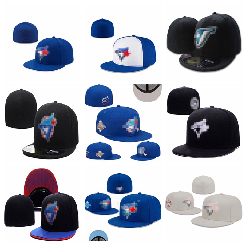 Blue Jays- Baseball caps mens women hiphop gorras bones sunbonnet casual sports cap Full Closed Fitted Hats