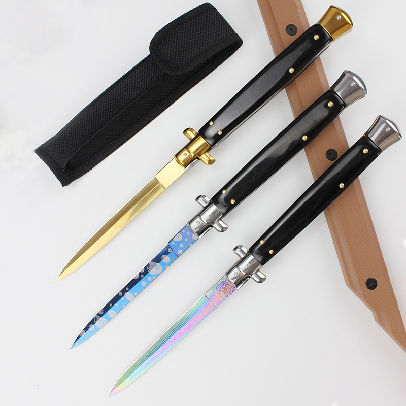 13'' high hardness folding Outdoor survival multi-function self-defense knife portable pocket knives camping Tactical Survival Pocket Knives EDC Tool